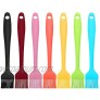 ONLYKXY 7 Pieces 8 Inch Silicone Pastry Brushes in 7 Color