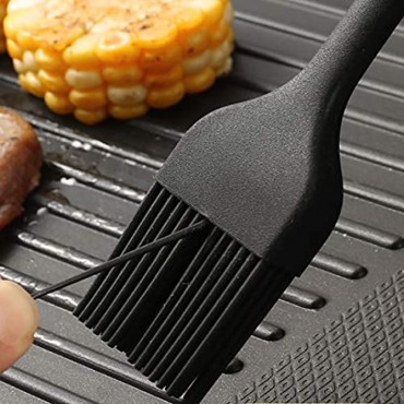 Silicone Basting Pastry Brush Grill Brush Pastry Cooking Brush Oil Baking Brushes Heat Resistant Kitchen Cooking Tools Black color 8inch