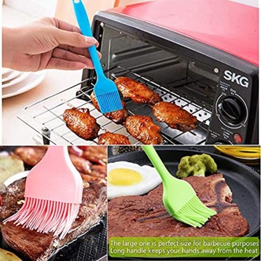 Silicone Pastry Brush Heat Resistant Grill Basting Brushes Barbecue for BBQ Baking Kitchen Cooking Baste Pastries Cakes Meat Desserts Dishwasher safe