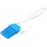 VOANZO 10PCS Oil Brush Silicone BBQ Sauce Oil Brush Cake Butter Pastry Cook Baking Barbeque Tool with Long Handle Blue
