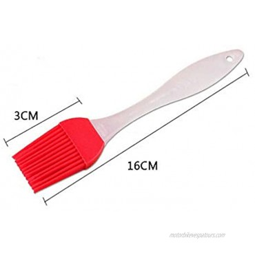YITAQI Silicone Basting Pastry Brushes,Heatproof Easy Clean DIY Sauce for Food Kitchen Supplies Oil Brush BBQ ToolsRed