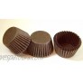 #4 Brown Glassine Paper Candy Cups Chocolate Peanut Butter Baking Liners 1000