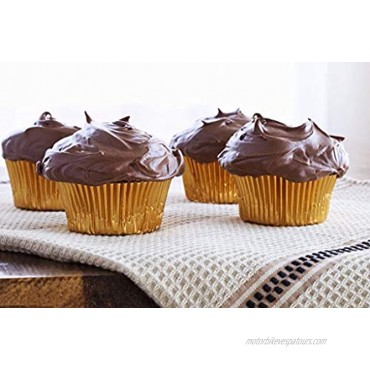 Foil Cupcake Liners Metallic Muffin Paper Cases Baking Cups Gold Sliver Rose Gold Pack of 300