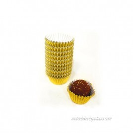 Gold Paper Chocolate Candy Cups 1''x 3 4'' 200pcs