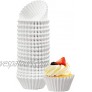 LotFancy 500pc White Cupcake Liners Mini Muffin Liners Small Cupcake Wrappers Greaseproof Cupcake Paper Baking Cups for Birthday Holidays No Smell Bottom 1.25 inch Width