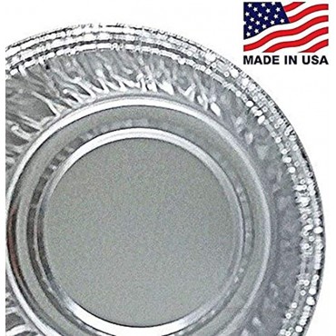 Pactogo 4 oz. Aluminum Foil Cup w Clear Plastic Lid Disposable Utility Cupcake Ramekin Muffin Baking Tins Pack of 50 Sets