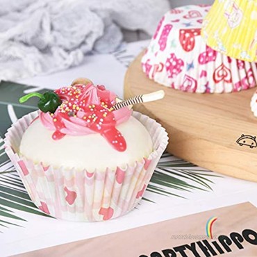 Party Hippo Standard Cupcake Liners 300-Count Floral Baking cups muffin cups cup cake wrapper 300-Count Floral