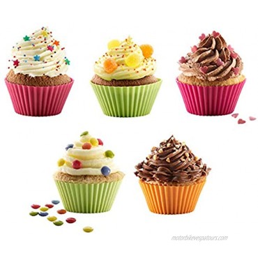 Silicone Mini Muffin Pan Reusable Cupcake Liners Non-stick Muffin Cups Cake Molds Cupcake Holder 12pcs