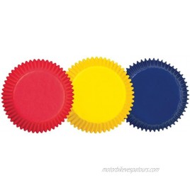 Wilton BAKECUPS ASST 75CT STD Assorted Primary Colors