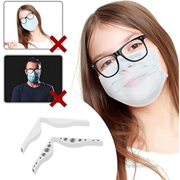 20 Pcs Nose Bridge Strip Anti-fog Silicone Nose Bridge Pad for Face Mask Inner Nose Bridge Clip Prevent Eye Glasses from Fogging Inner Bracket Washable Reusable Increases Breathing Space Colorful