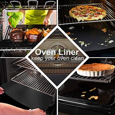 8 Pieces Oven Liner,Oven Liners for Bottom of Electric Gas Oven,Reusable Non-Stick Baking Mats Heat Resistant Outdoor BBQ Grill Mats Heavy Duty Oven Mats15.75''X13''