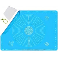 Extra Large Silicone Baking Mat for Pastry Rolling Dough with Measurements 25 x 18 Non stick,Non Slip Table Sheet Baking Supplies for Bake Pizza Cake BPA Free Reusable Heat-Resistant