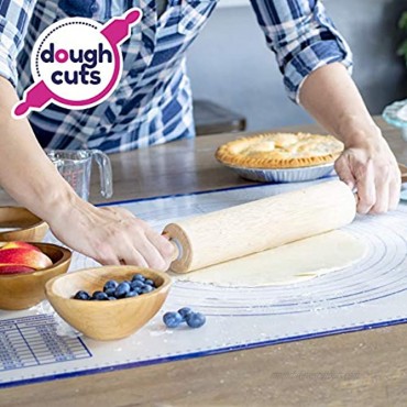Extra Large Silicone Pastry Mat Non Stick Reusable XXL 32 x 24 Cooking Sheet Liner with Countertop Non-Slip Grip and Heat Resistant Non-Toxic BPA Free Jumbo Pastry Mat for Rolling Dough Cookies