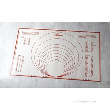 Fox Run Pastry Baking Mat with Measurements Silicone