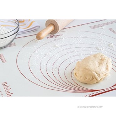 Fox Run Pastry Baking Mat with Measurements Silicone