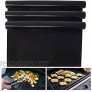 Oven Liner 3 Pack Reusable Non-Stick Oven Liners Mats Heat Resistant Fiberglass Mat-Easy to Clean-Reduce Spills Stuck Foods and Clean Up-Kitchen Friendly Cooking Accessory 15.7x23.6 inch