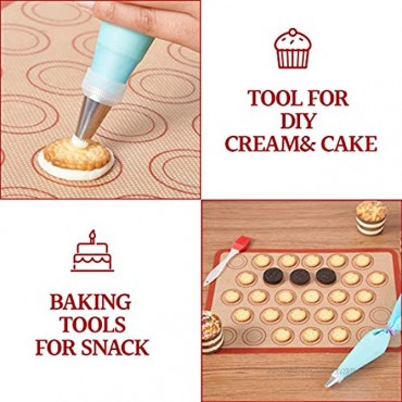 Silicone Baking Mat Pastry Mat 15.8x23.5 Dough Mat 11.6x16.5 Macaroons Baking Mat Baking Mat for Rolling Out Dough Baking Mat Set with Measurements Macaron Baking Kit