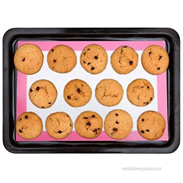 Silicone Baking Mats 3-Piece Set Non Stick Baking Mats Half and Quarter Sheet Liner Set Food Safe Tray Pan and Cookie Sheet Liners