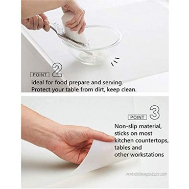 Silicone Mat Countertop Protector Thick 2MM Extra Large 15.7x23.6 inches Multipurpose Silicone Heat Resistant Nonskid Table Pad