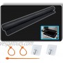 Stove Top Cover and Protector for Electric Range Glass- Versatile Non Slip Waterproof Heat Resistant Easy Clean Silicone Mat Cuttable Table Mat 27.5x20INCH Black