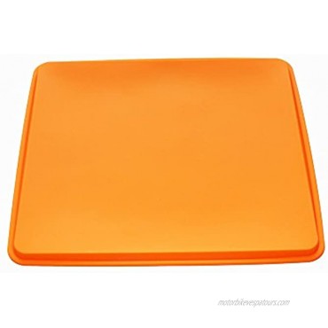 X-Haibei Swiss Roll Cake Mat Flexible Baking Tray Silicone Cookies Mold L10 W11inch H 0.78inch