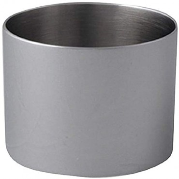 Cuisinox RNG-10075 Pastry Ring Food Stacker 100mm Diameter by 75mm Height Stainless Steel