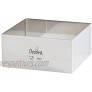 DECORA STAINL 24 X 24 X H 4,5 cm Stainless Steel Square Shape 24 x 24 x 4.5 cm Silver