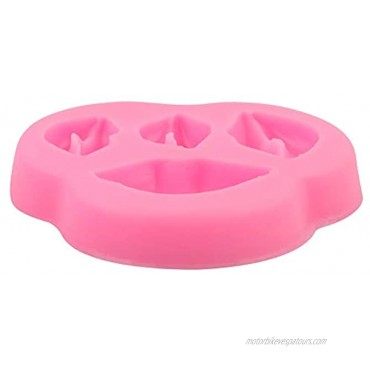 GLOGLOW Silicone Mould Cartoon Lips Shape Homemade Dessert Model for Home Restaurant Station Kitchen Baking ToolPink