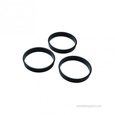 Matfer Bourgeat 346701 Exoglass Tart Rings 2-1 3-Inch Black