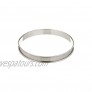 Matfer Bourgeat Professional Stainless Steel Tart Ring with Rolled Edges 9.5 Diameter