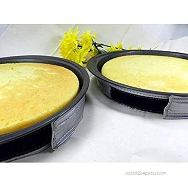 Regency Wraps Regency Evenbake Strips for Baking Moist Even Cakes Set of 2 Silver