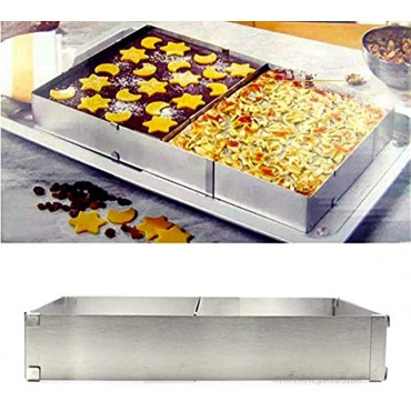 Square Stainless Steel mousse Cake mould Adjustable Mousse Cake Molds Bakeware Tool