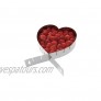 Westmark 31342270 Professional Adjustable Heart-Shaped Cake Ring Baking Frame Silver