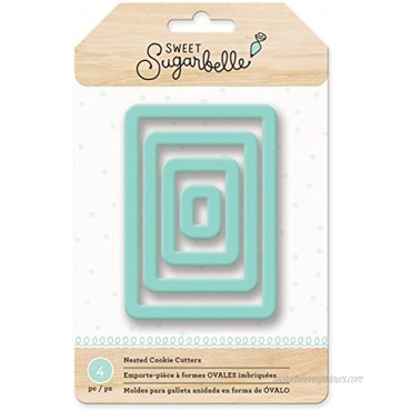 American Crafts 4 Piece Sweet Sugarbelle Nested Rectangle Cookie Cutter