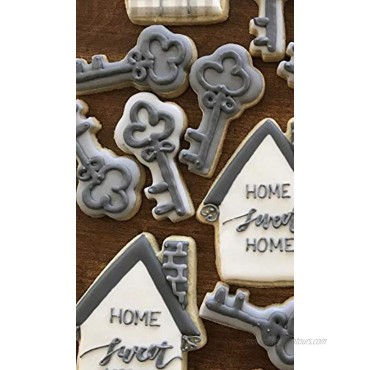 Ann Clark Cookie Cutters 2-Piece Real Estate Cookie Cutter Set with Recipe Booklet House and Key