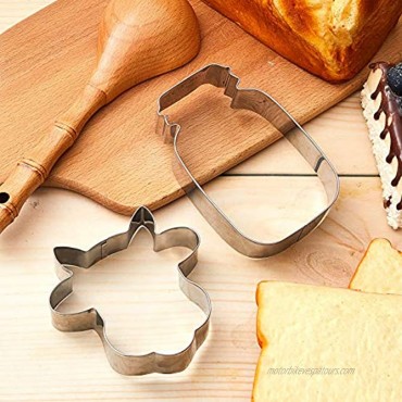 Cows Cookie Cutters Set 2 Styles Cows Cookie Cutters and Mason Canning Jar Cookie Cutter for Christmas Cookie Mold