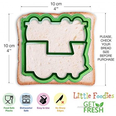 Sandwich Cutters for Kids 20-Piece Set 5 Kid Sandwich Cutters Shapes 5 Vegetable Cutters Shapes 10 Bento Deco