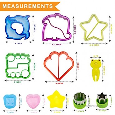 Sandwich Cutters for Kids Mini Forks Vegetable Cutter Set Muffin cups 35 Piece Set Fun and Cute Shaped Cookie Cutter or Bread Cutter Large Food Cutter Set for Kids Lunch Boxes