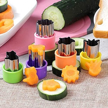 Vegetable Cutter Shapes Set 26pcs Mini Pie Fruit and Cookie Cutters Stamps Mold Cookie Cutter Decorative Food for Kids Baking and Food Supplement Tools Accessories Crafts for Kitchen