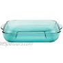 Red Co. Square Green Clear Glass Casserole Baking Dish Oven Basics Bakeware — 3.3 Quarts 11 x 11 2½