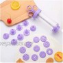 Cookie Gun Discs Classic Cookie Press Gun Kit for Cookies Cake Making Decorating Set with 10 Flower Pieces and 8 Cake Decorating Tips and Tubes for DIY Cake Cookie Maker
