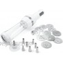 Cuisinart CCP-10 Electric Cookie Press with 12 Discs and 8 Decorating Tips White