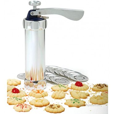 Norpro Deluxe Cookie Press with Icing Gun 8.5in 21.5cm and holds 1.25c 10oz