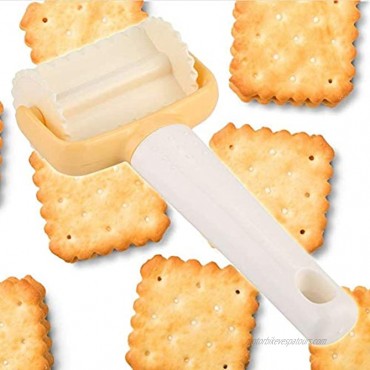 Rolling Biscuit Biscuit Maker Food grade Plastic Cookies Cutter Mold for Home Cookie Dumpling Maker-Cake DIY Decorating Tools & Baking Rolling Cookie Cutter 3 PCS Setall-size