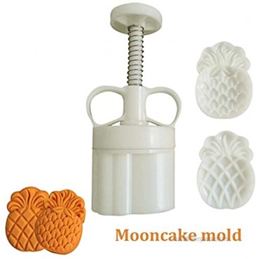 2 Pcs Mooncake Mold,Pineapples Cake Mould,Festival Hand-Pressure Flower Moon Cake Mould 50g DIY Decoration Mooncake Press Molds,Hand Press Cookie Stamps Pastry Tool