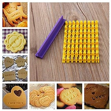 Balancy Alphabet Letter Number Biscuit Cookie Cutter Press Stamp Embosser Cake Mould