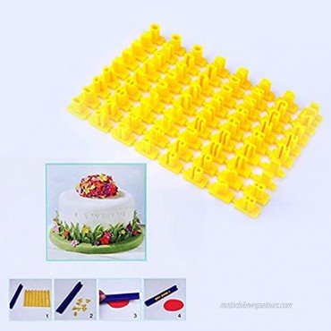 Set of 72pcs Alphabet Number & Letter Cookie Biscuit Stamp Embosser Cutter Fondant DIY Tool by Nil