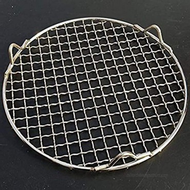 Comicfs Wire Steaming Cooling Rack and Baking Barbecue Rack with Legs Dia 8.9 Stainless Steel Cross Wire for Air Fryer Instant Pot Pressure Cooker Canning Dutch Oven 22.5cm 8.9