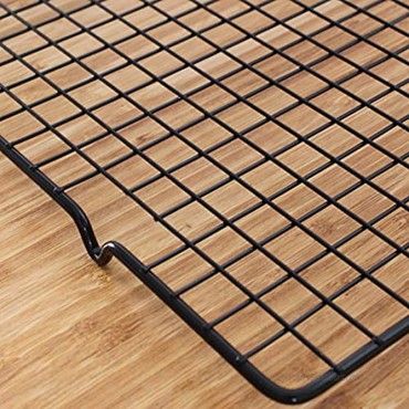 Cooling Rack for Baking 16.54 x 10.24inch Non-sticking Carbon Steel Oven and Dishwasher Safe Cakes Bread Cooling Grid for Home Party Store Cooking Roasting Grilling