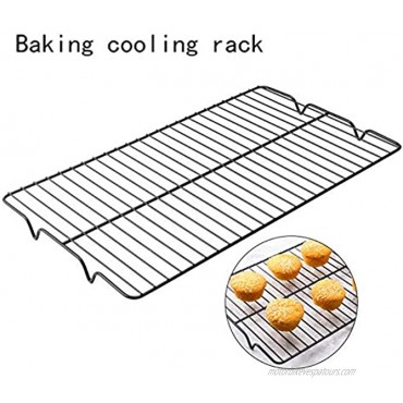 Cooling Rack High Carbon Steel Cake Drying Stand Non Stick Pasta Drying Rack Heavy Duty Quality Grid Rack Baking Cooking Roasting Grilling Rack for Cookies Bread Cakes